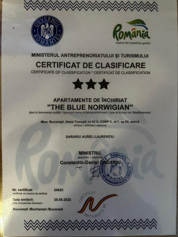 Appartamento The Blue Norwegian House Bucarest Esterno foto